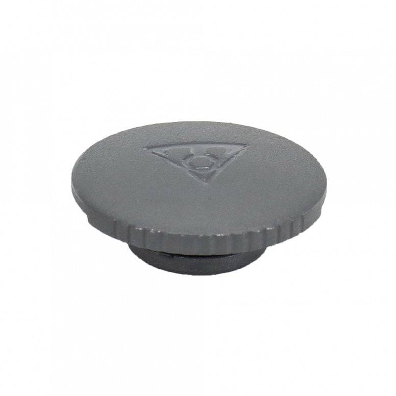 Topeak PCT Cap for Race Rocket Series pumps, black Presta valve core tool accessory with compact design and durable construction.