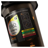 TORQ Recovery Mixer Bottle pack with four flavored recovery drink sachets, designed for mixing and hydrating post-exercise.