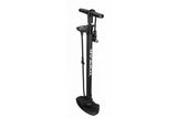 Topeak JoeBlow Pro Digital Bike Pump with SmartHead DX3 and digital gauge, black, showing the pump's sturdy design and digital display