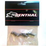 Renthal Stem Bolt Kit for Apex, Integra, and Duo motorcycle models, showing metal bolts and spacers in a components set.