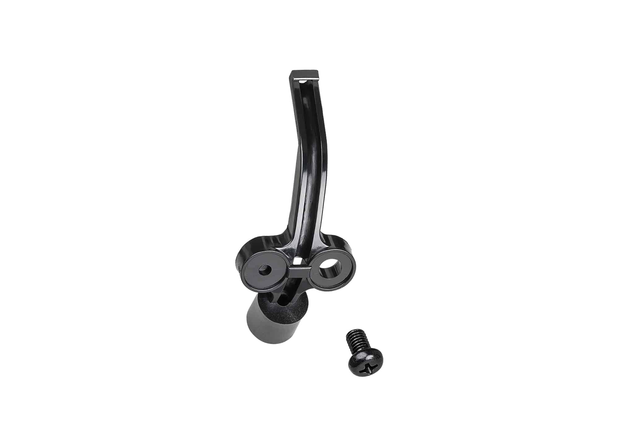 Trek Marlin 2019 black bottom bracket cable guide, bike cable organizer for mountain bike components.