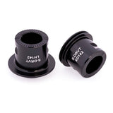 Halo Hub Spares MT Supadrive rear axle ends for Shimano HG and SRAM XD cassettes, bicycle component parts with detailed close-up.