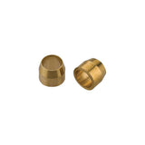 Jagwire Shimano Tektro brake compression bushings in brass, 10-pack, components for smooth, reliable bike braking systems.