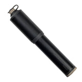 Blackburn Mammoth Mini Pump with high-volume Presta valve for bikes, black compact bike pump accessory.