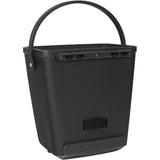AtranVelo Carry AVS side box pannier with 22-liter capacity and Triple-X mounting system, shown mounted on a bicycle.