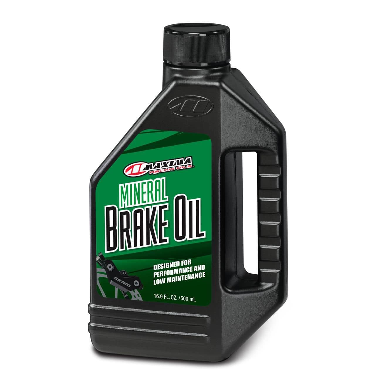 Sram Maxima Mineral Oil for SRAM DB8 disc brake systems, 500ml bottle of workshop-grade brake fluid for maintenance.