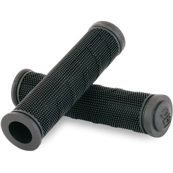 ODI Subliminal Slip-On MTB grips in black, 127mm, designed for mountain biking, featuring comfortable, ergonomic handlebar grips.