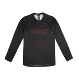 Race Face Sendy Youth long sleeve MTB jersey, breathable kids' mountain biking shirt with vibrant design and comfortable fit.