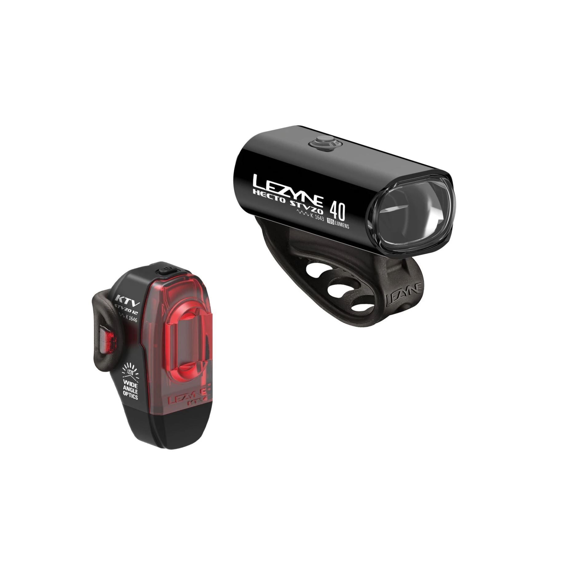 Lezyne Light Sets - Hecto STVZO 40 / Ktv STVZO Pair | Swinnerton Cycles