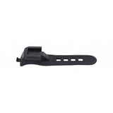 Moon Sport RB-07 handlebar bracket for Meteor, Nova, X-Power bike lights, shown mounted on bicycle handlebar.