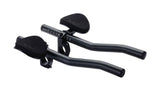 BBB BHB-58 AeroLight clip-on extensions for 26.0/31.8mm road handlebars, shown attached to a bicycle handlebar.