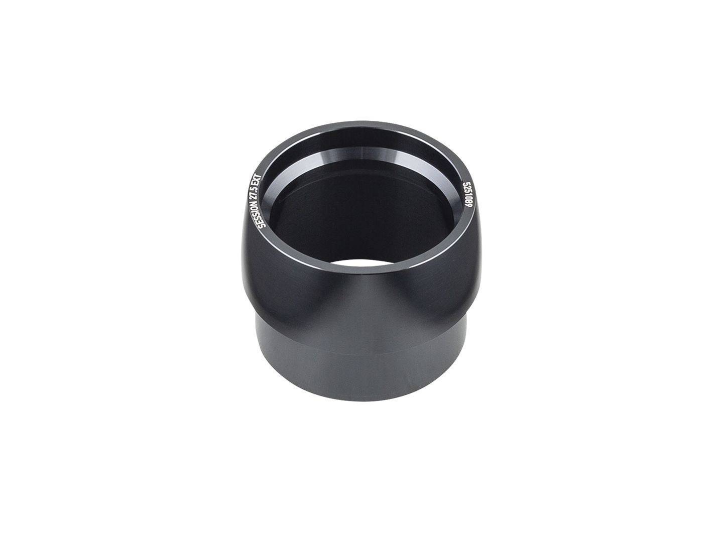 Trek 2022 Session 29 lower headset convert cup for 27.5-inch wheels, black, bicycle component for mountain bikes.