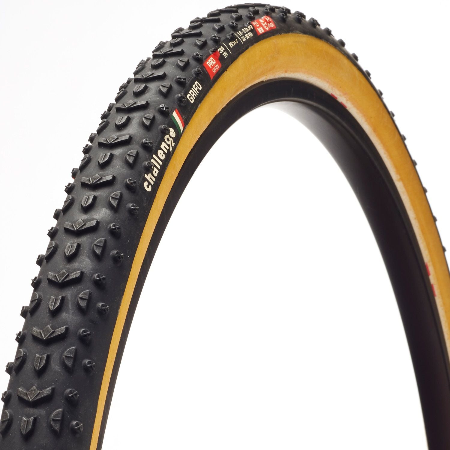 Challenge GRIFO-PRO-H-TU Tan 28" x 33mm 300 TPI Cycling Tyre for Road & Trail | Swinnerton Cycles