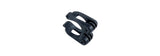 Bontrager Legacy XXX Stem Blendr Duo Base for bike handlebar accessories, showing the sleek component design and mounting area.