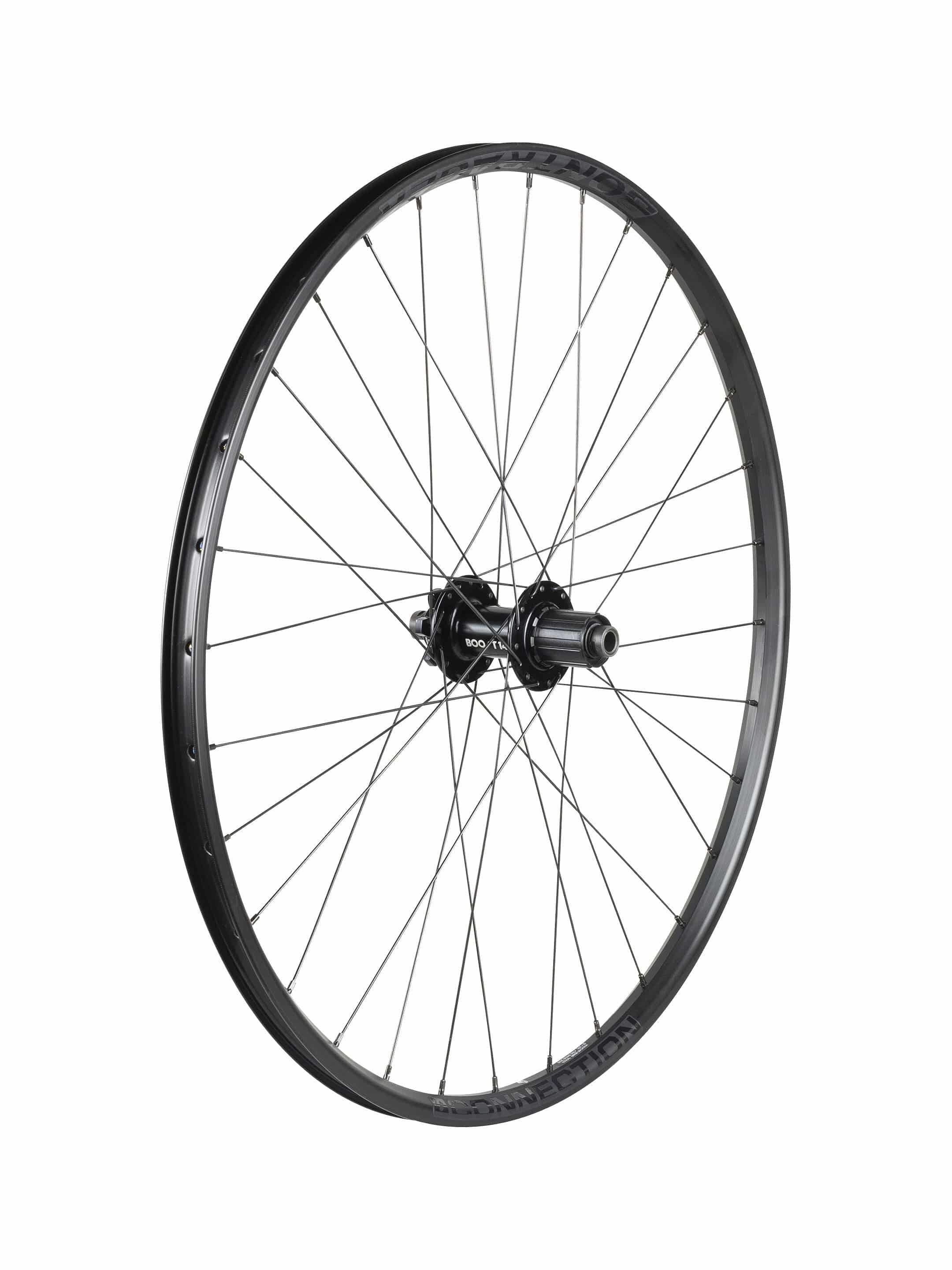 Bontrager Connection Boost 27.5-inch rear wheel with 6-bolt disc, Shimano HG 8/9/10-speed, black bicycle component