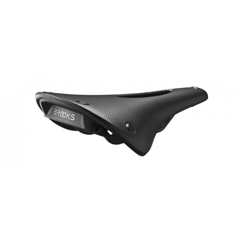 Brooks C15 Cambium Carved All-Weather Black 140mm Steel | Swinnerton Cycles