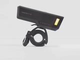 Trek Commuter Pro RT front bike light in black with 1000 lumens, USB-C rechargeable, designed for cycling safety and visibility