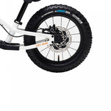Kids Ride Shotgun rear brake kit for kids' bikes with HC1 lever, 140mm rotor, black color, includes child-safe guard and accessories.