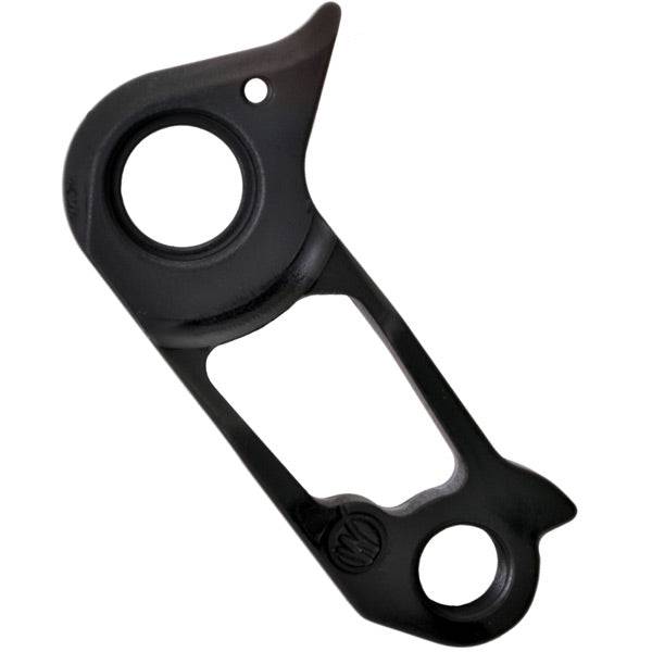 Wheels Manufacturing CNC machined derailleur hanger dropout replacement for bike components, showcasing precision machining and design.