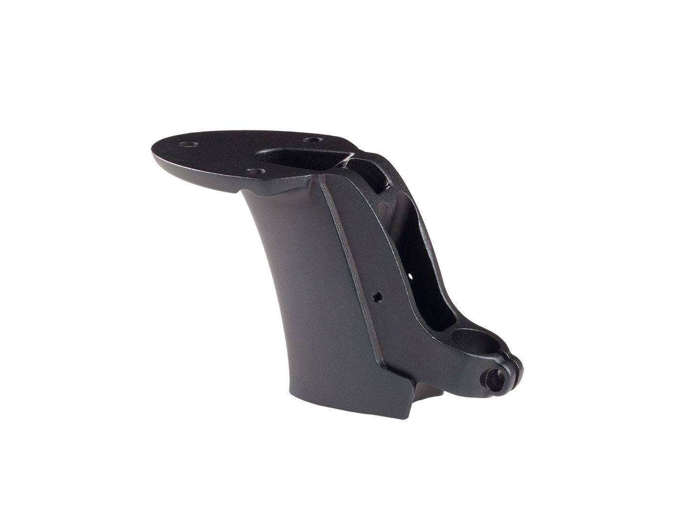 Bontrager Speed Concept bike stem in black, 75° angle, 110mm length, showing the high-far precision bike stem for road bikes