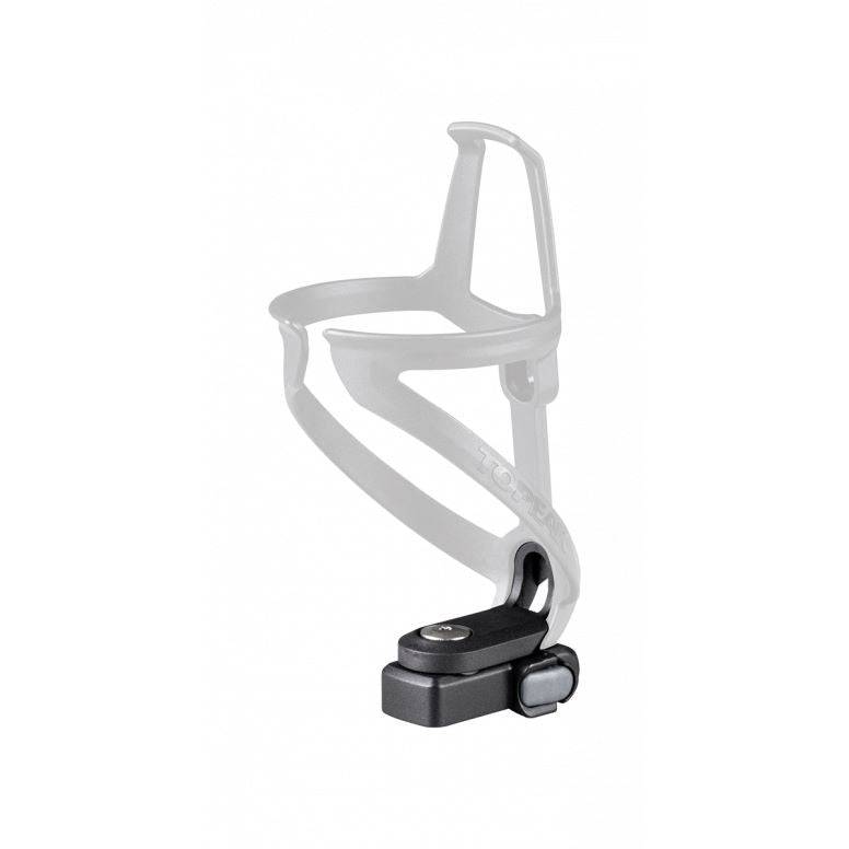 Topeak Ninja+ Toolbox Nano 7-bike multi-tool with mounting options in black, designed for bike repairs and maintenance.