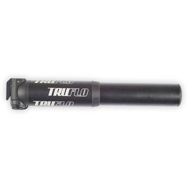 Truflo Air Flow Pocket CNC mini bike pump with flexi head, high volume air flow, compact bike accessories for inflating tires
