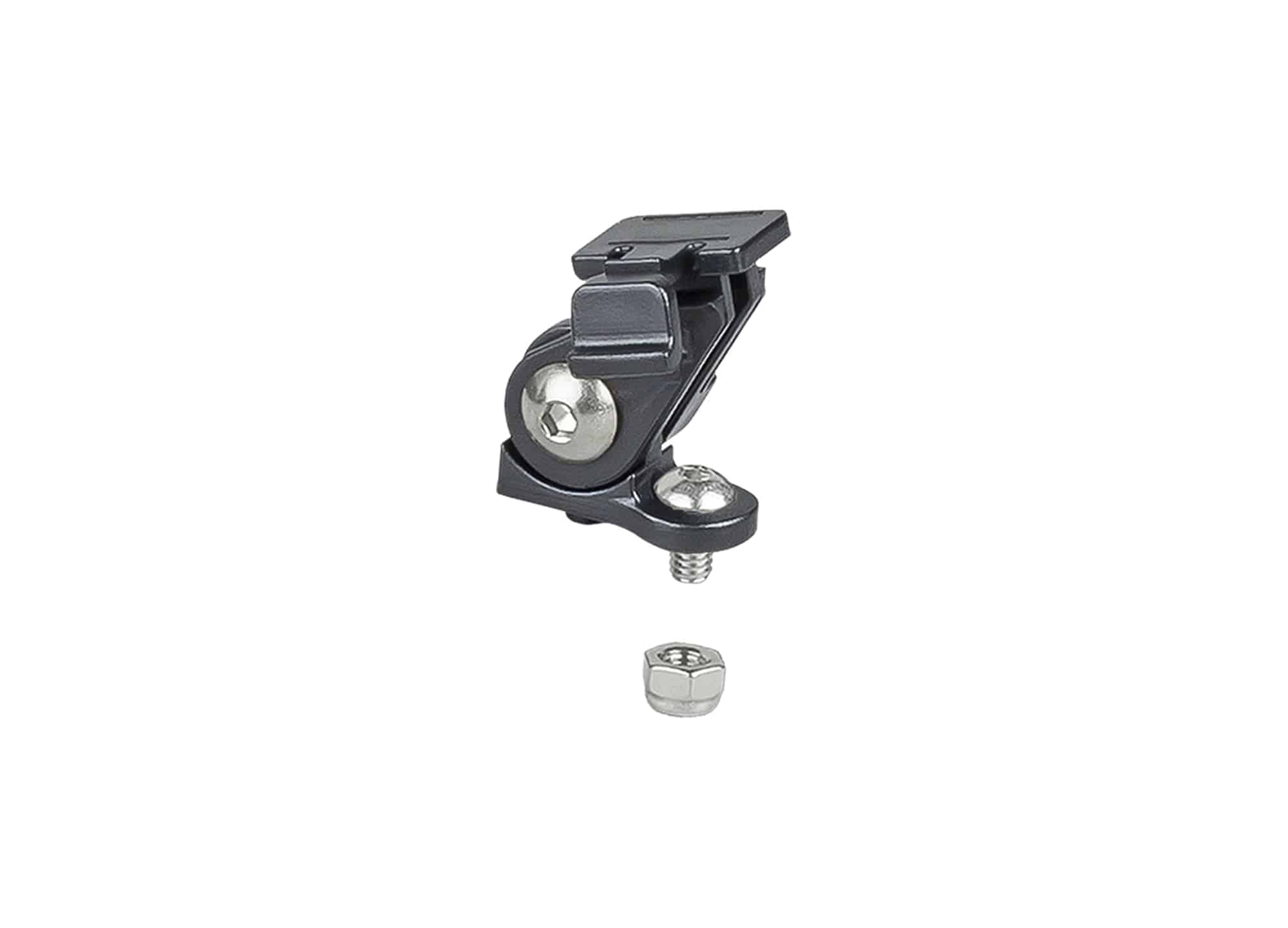 Bontrager Bolt-On Fender Light Mount Kit in black for secure attachment of bike lights to bicycle fenders.