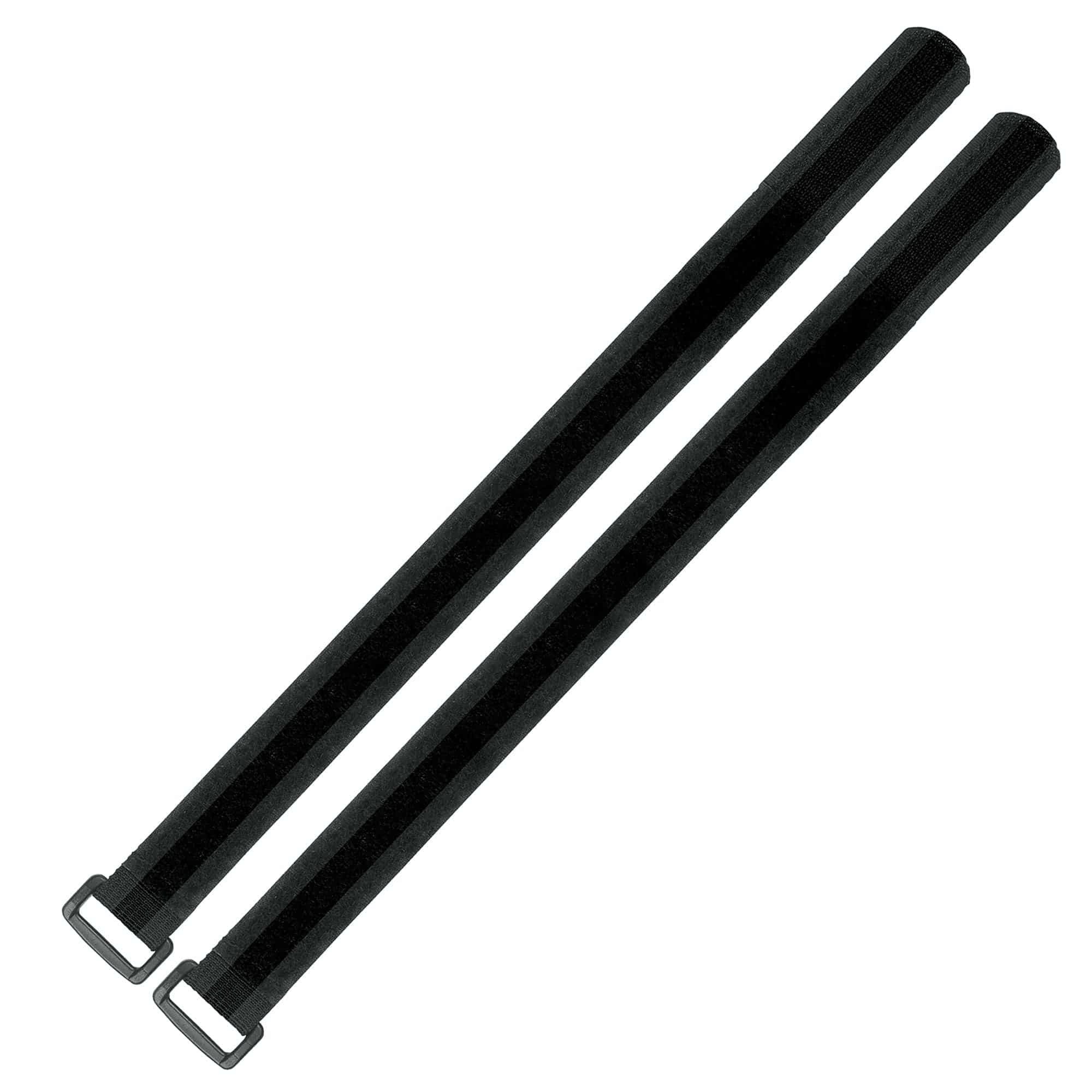 Pair of SKS Velcro straps for Speedrocker, Mudrocker, and Veloflexx bike accessories, shown in close-up.