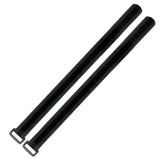 Pair of SKS Velcro straps for Speedrocker, Mudrocker, and Veloflexx bike accessories, shown in close-up.