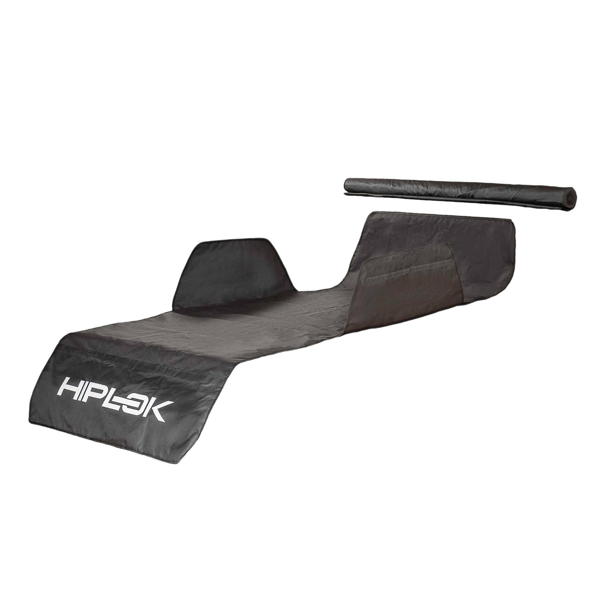 Hiplok Ride Shield 2022 bike transport cover in black, designed to protect bike interiors during transport.