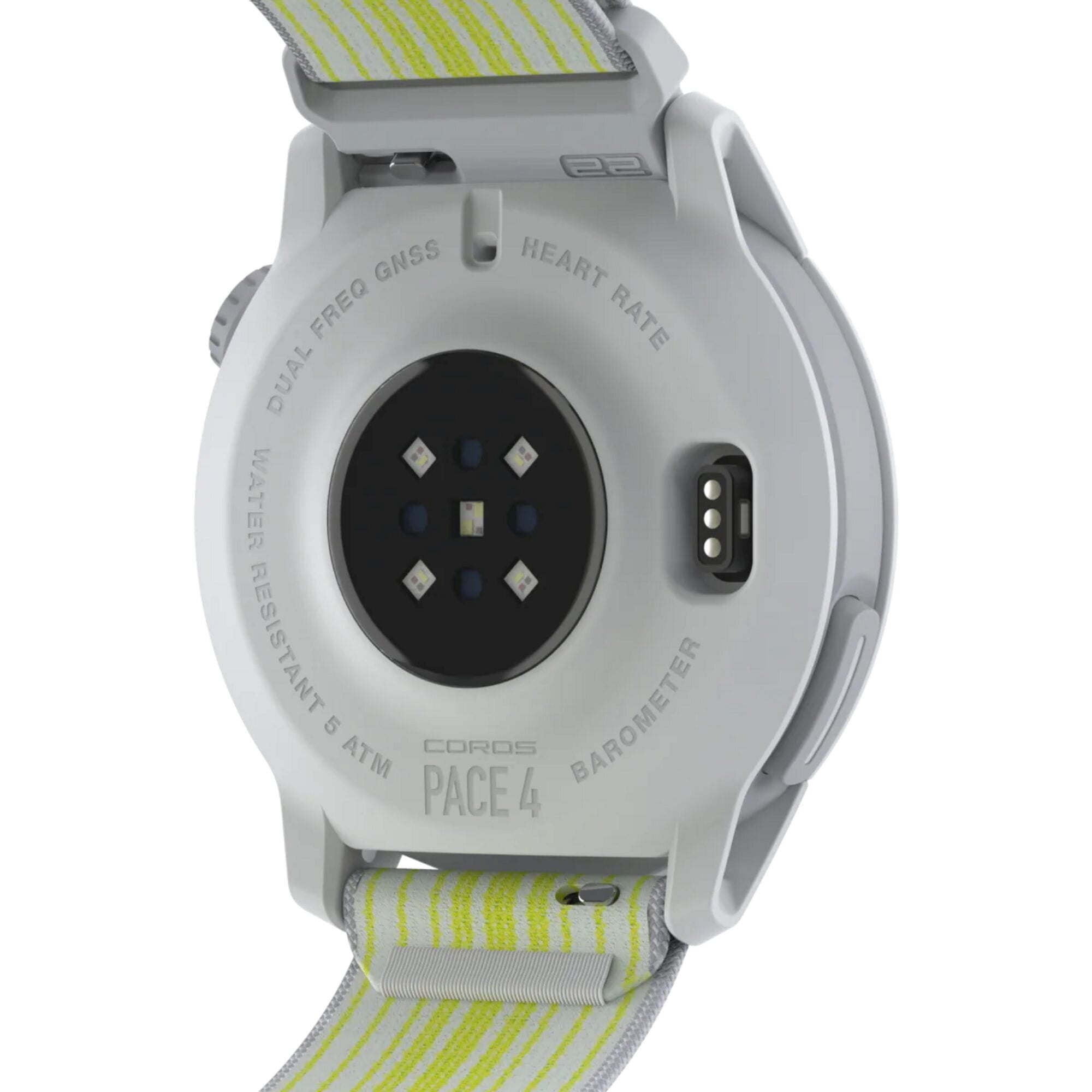 Coros PACE 4 GPS Sport Watch White Nylon