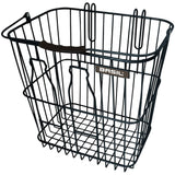 Basil Bottle basket - bicycle basket - rear - black