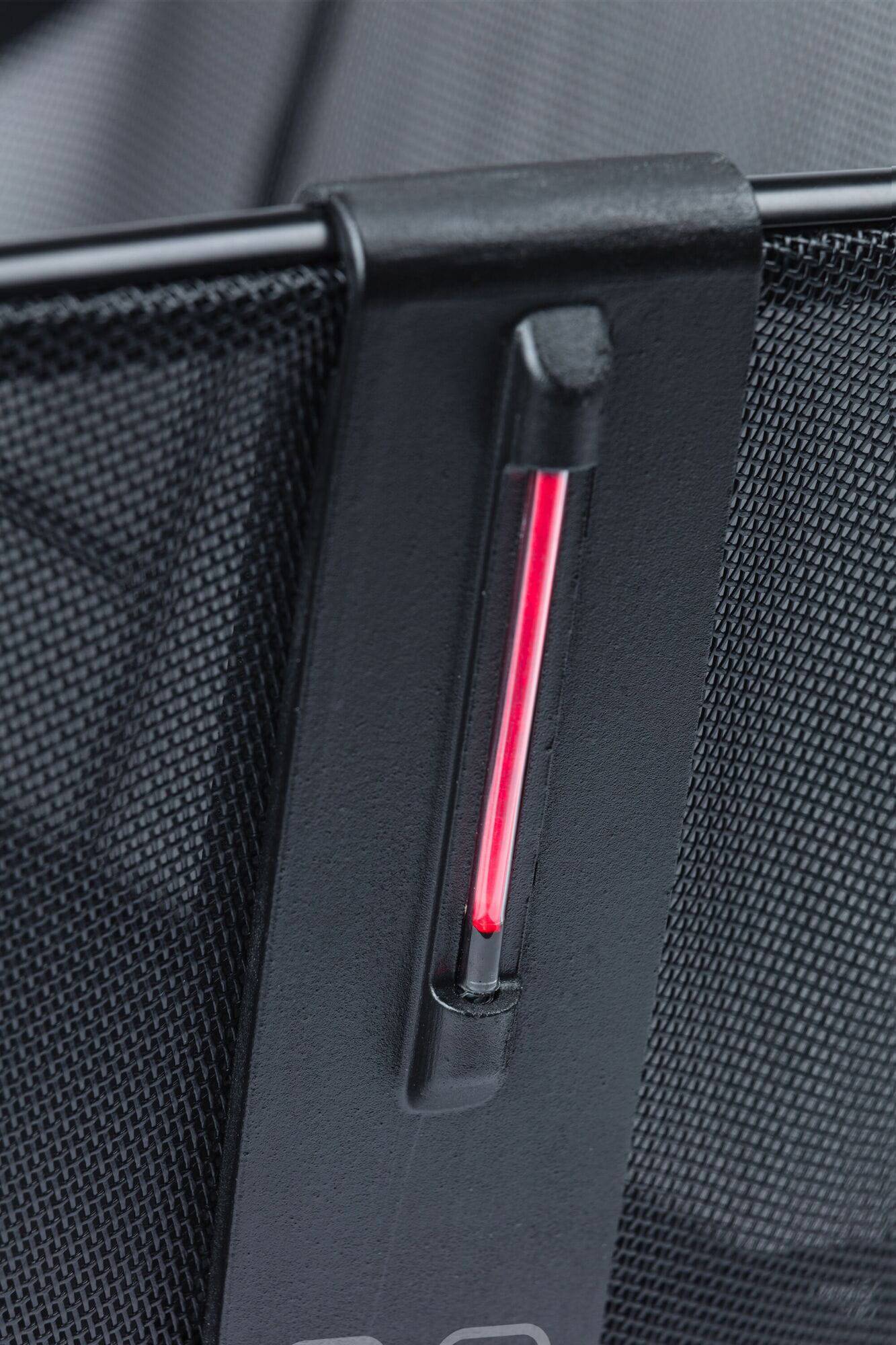 Basil Cento Tech Fiber Nordlicht MIK - bicycle basket - rear - solid black
