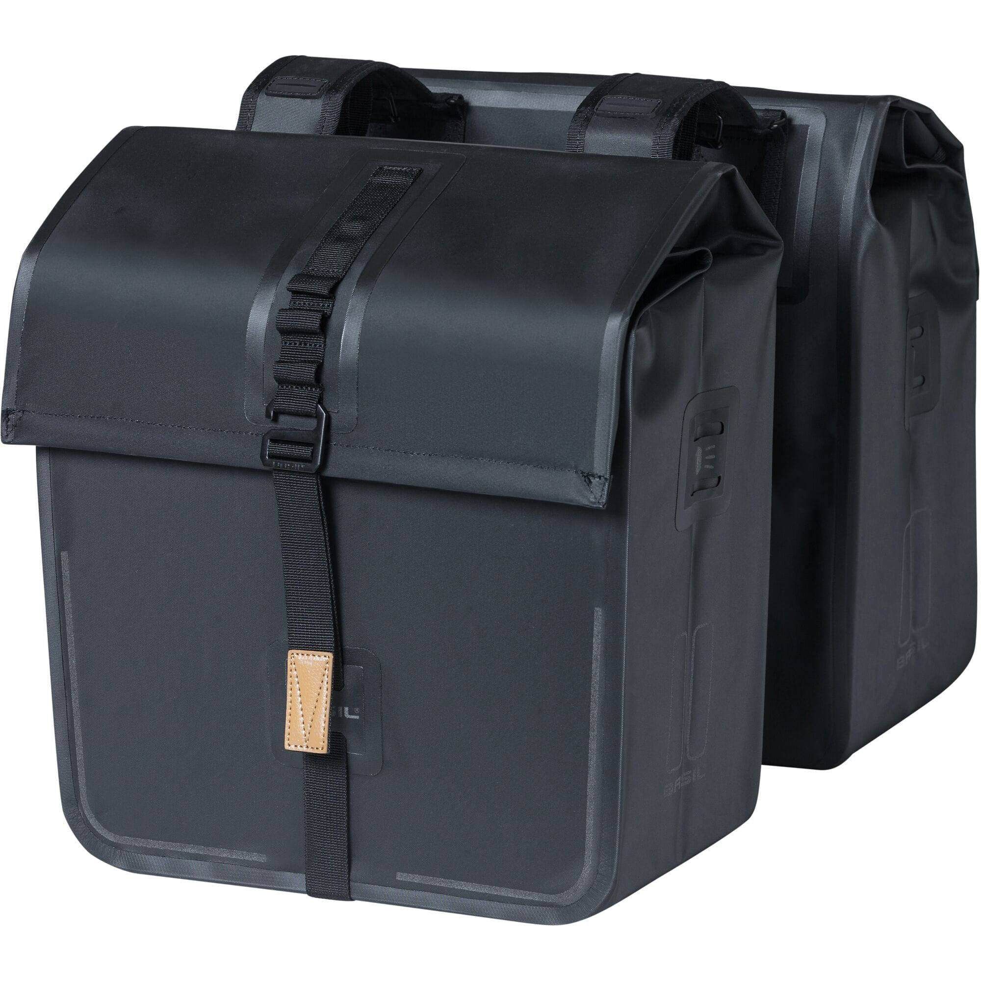 Basil Basil Urban Dry double bag, 50L, matt black