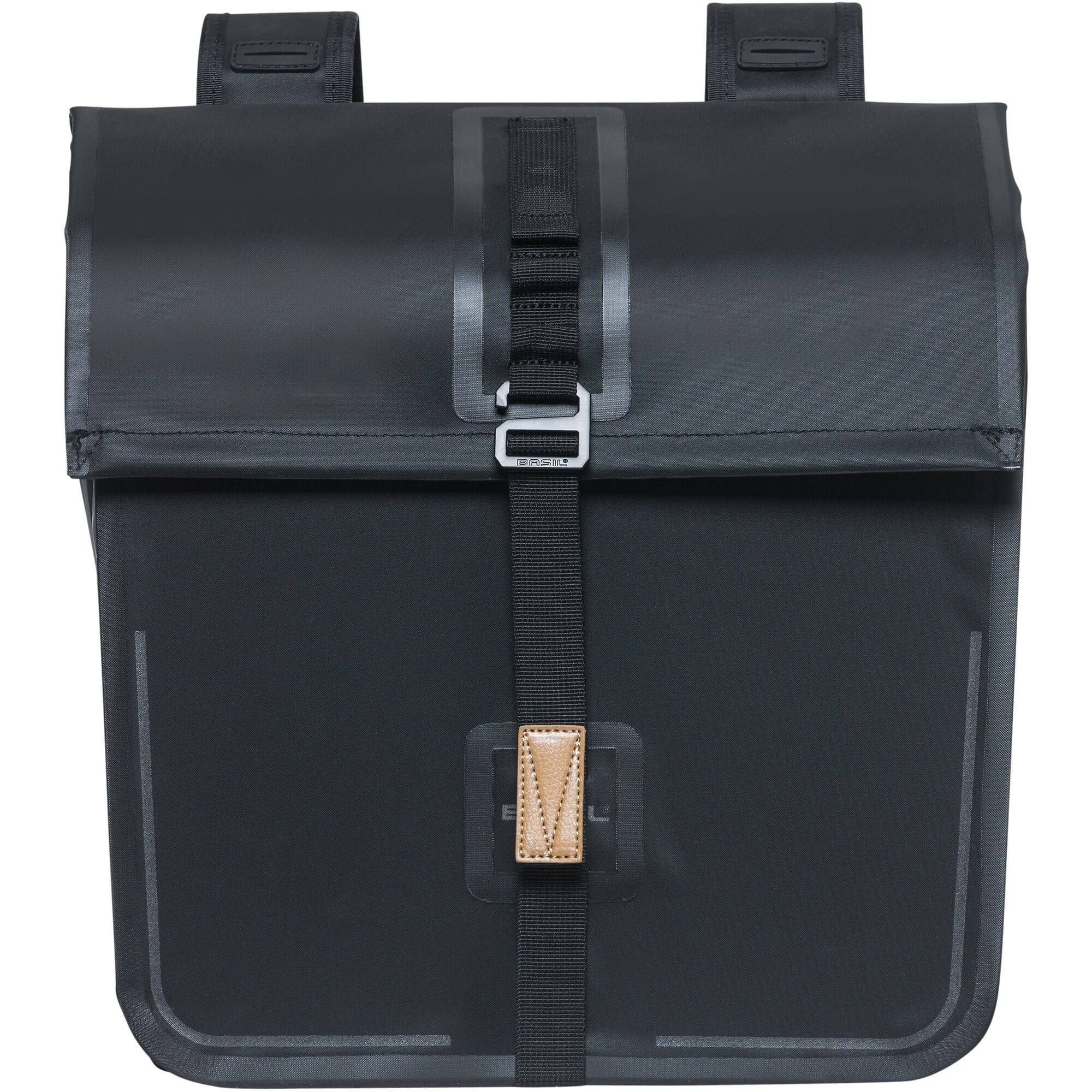 Basil Basil Urban Dry double bag, 50L, matt black