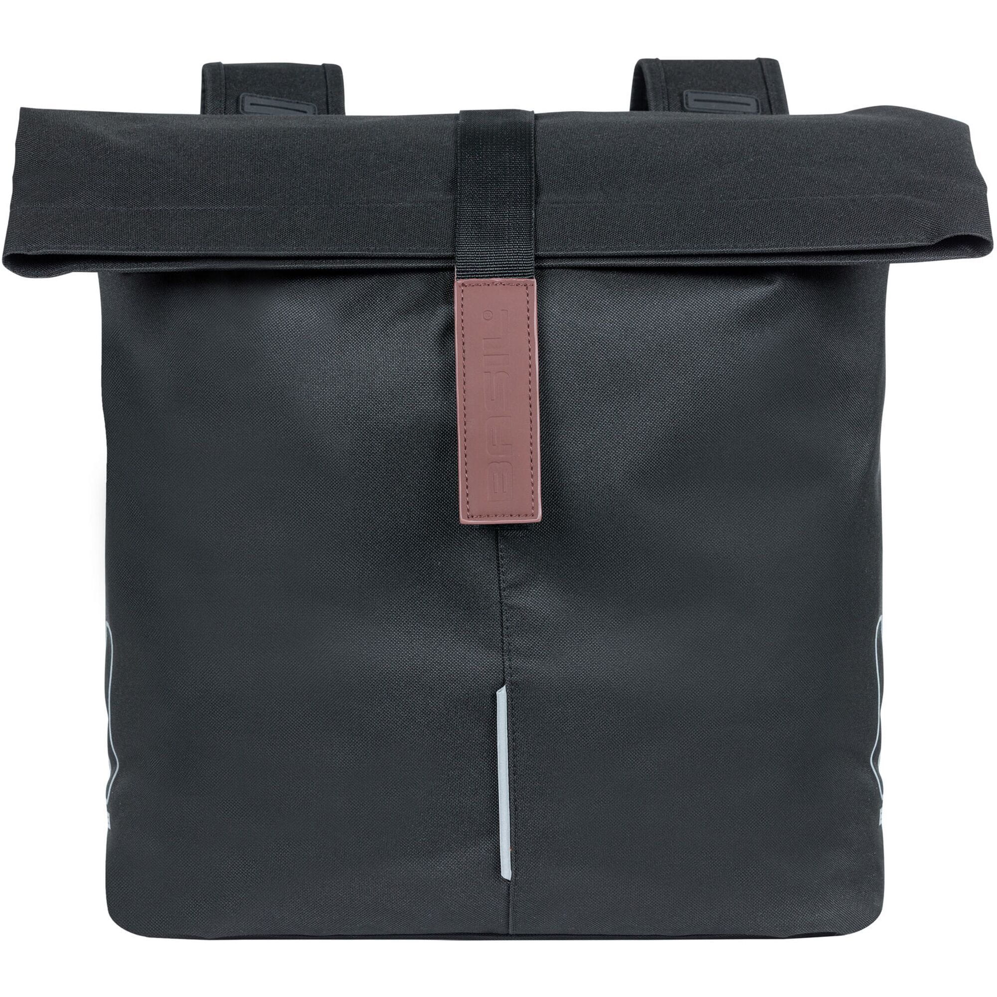Basil City - double bicycle bag - 28-32 liter - black