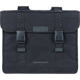 Black Basil Kavan Eco Classic 68L double pannier bag with rain cover, designed for bike accessories and cycling storage.