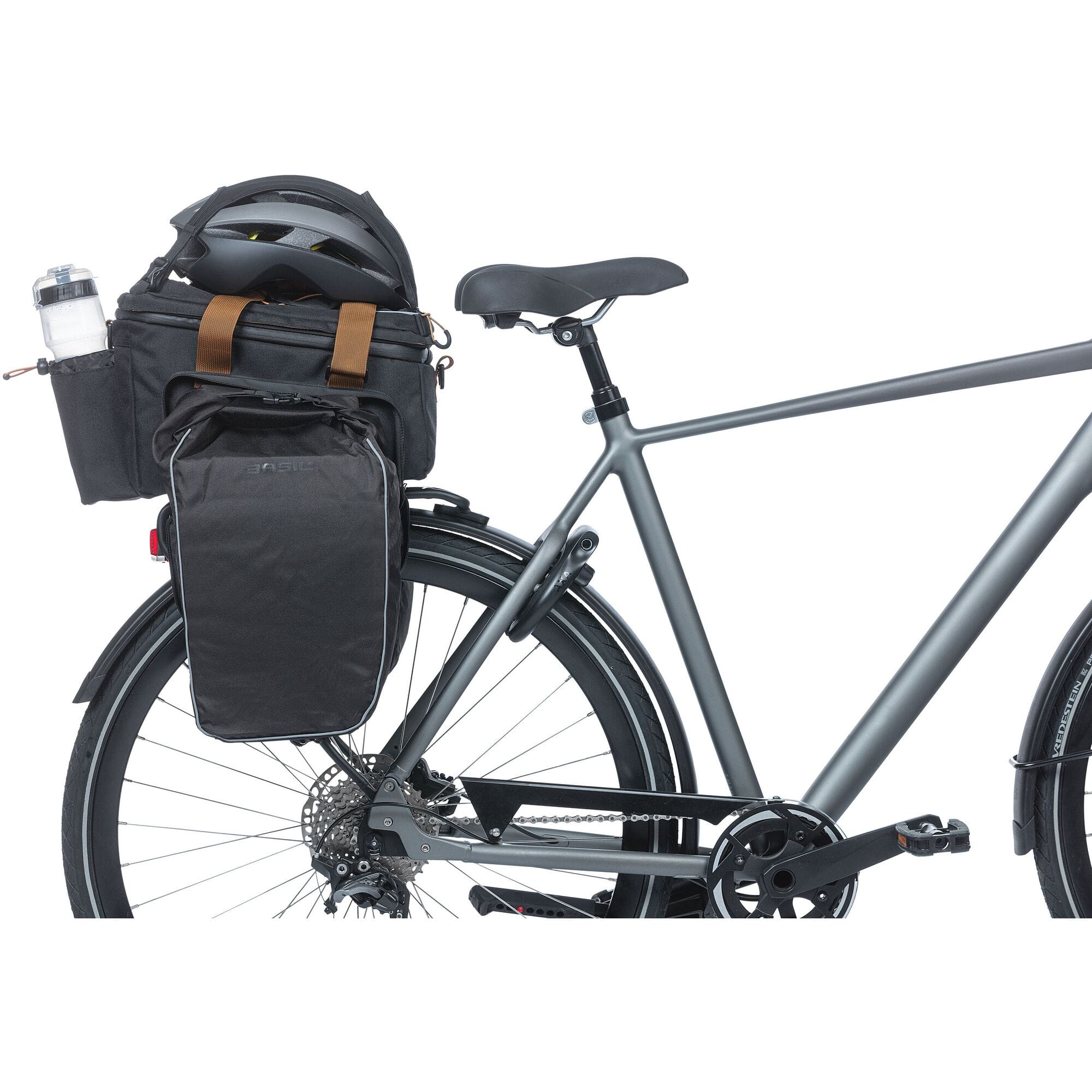 Basil Miles - trunkbag XL Pro MIK - 9-36 litres - grey
