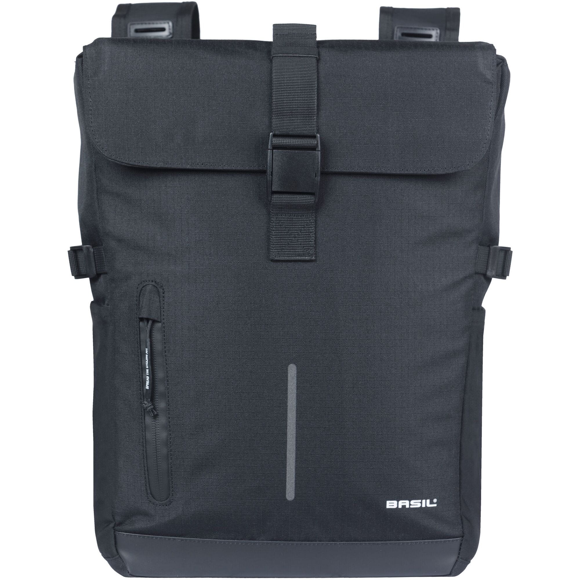 Basil Move double bicycle bag, 30L, black