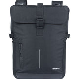Basil Move double bicycle bag, 30L, black