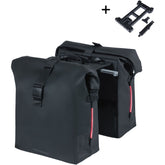 Basil SoHo Nordlicht MIK - bicycle double bag - 41 liter - night black