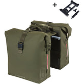 Basil SoHo Nordlicht MIK - bicycle double bag - 41 liter - moss green