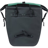 Basil Rivo L tarpaulin rear bike bag with MIK hooks and removable strap, designed for bicycle accessories and storage.