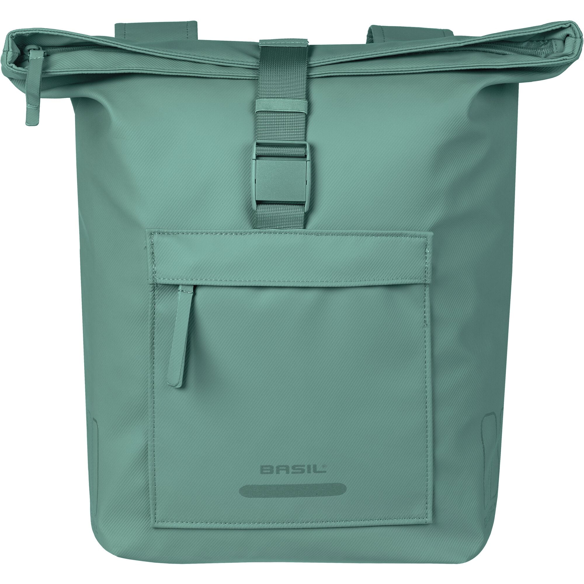 Basil Basil Brooklyn double pannier bag, 41L, silvergreen