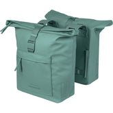 Basil Basil Brooklyn double pannier bag, 41L, silvergreen