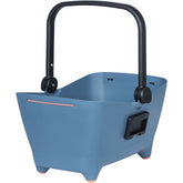 Basil Buddy KF - dog bicycle basket - front - faded denim