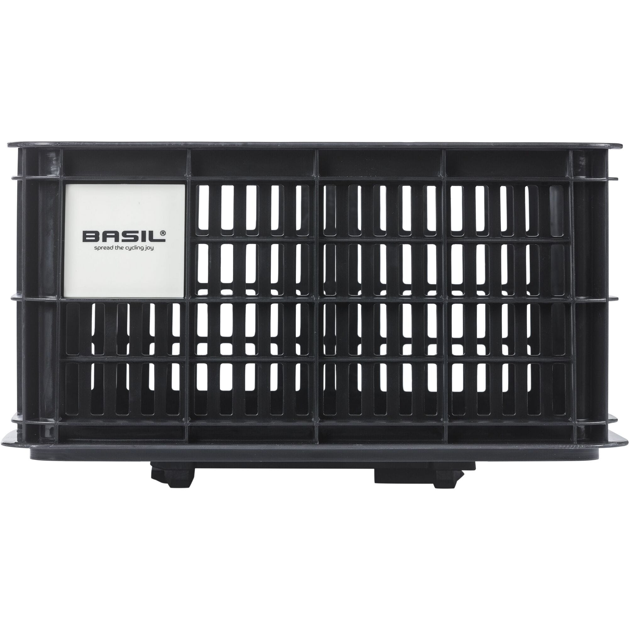 Basil bicycle crate MIK S, 17.5L, recycled synthetic, black