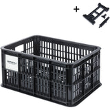 Basil bicycle crate MIK S, 17.5L, recycled synthetic, black