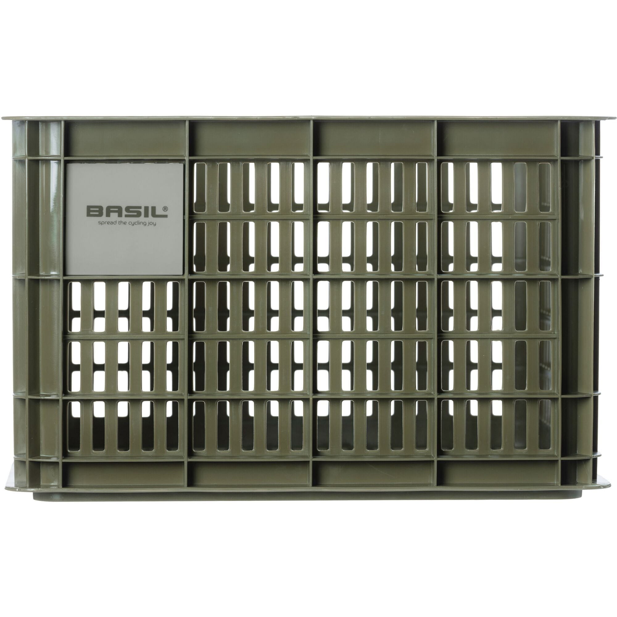 Basil bicycle crate M - medium - 29.5 litres - green