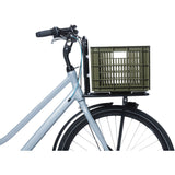 Basil bicycle crate M - medium - 29.5 litres - green